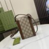 Replica Gucci Horsebit 1955 Canvas Phone Bag Messenger Shoulder Bag 625615