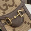 Replica Gucci Horsebit 1955 Canvas Phone Bag Messenger Shoulder Bag 625615