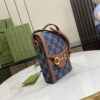 Replica Gucci Horsebit 1955 Canvas Phone Bag Messenger Shoulder Bag 625615