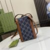 Replica Gucci Horsebit 1955 Canvas Phone Bag Messenger Shoulder Bag 625615