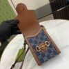 Replica Gucci Horsebit 1955 Canvas Phone Bag Messenger Shoulder Bag 625615