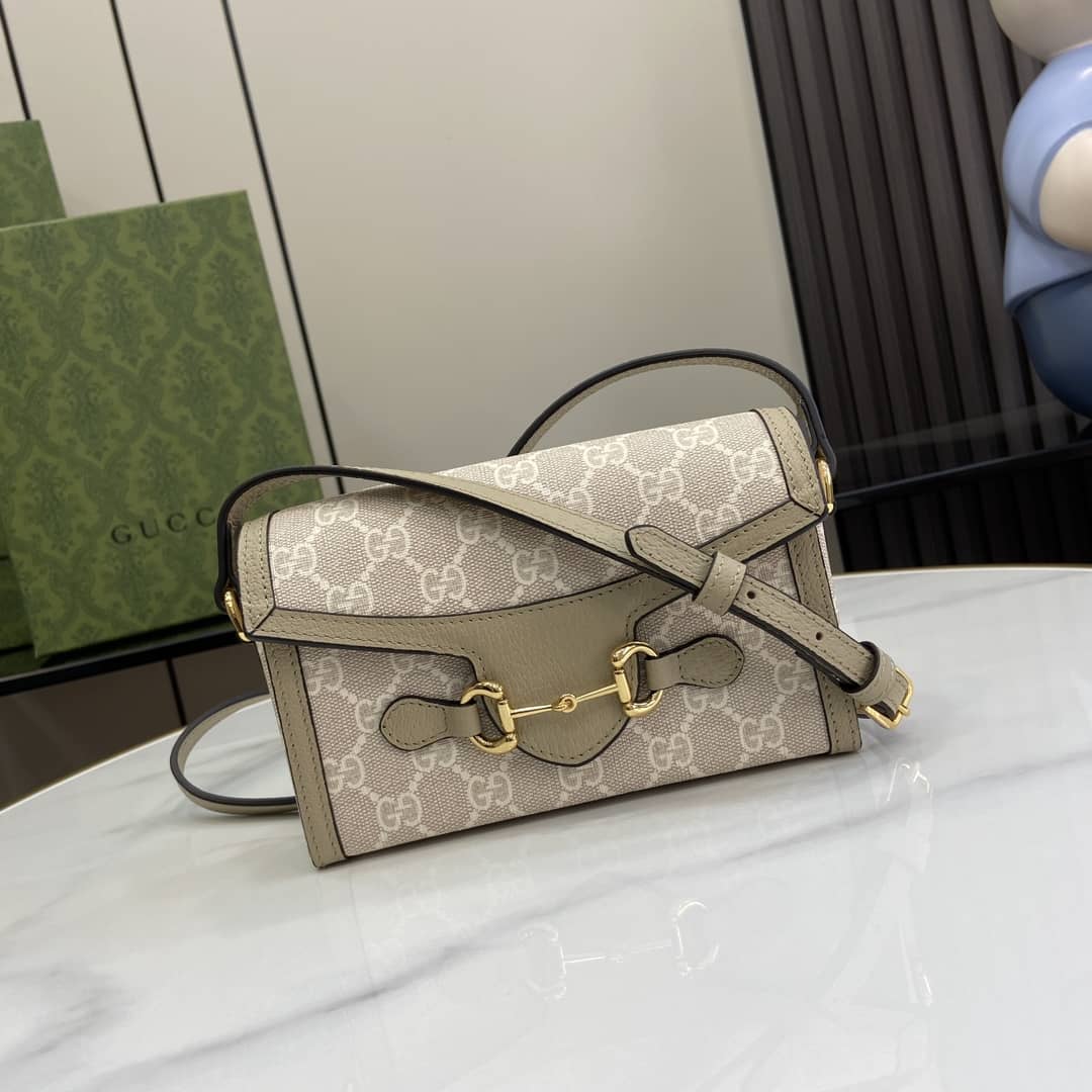 Replica Gucci Horsebit 1955 Mini Messenger Crossbody Bag 699296