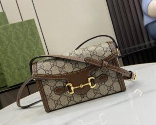 Replica Gucci Horsebit 1955 Mini Messenger Crossbody Bag 699296