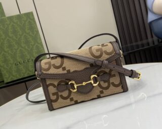 Replica Gucci Horsebit 1955 Mini Messenger Crossbody Bag 699296