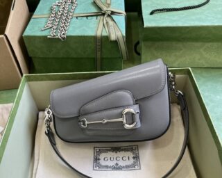 Replica Gucci Horsebit 1955 GG Leather Mini Shoulder Bag 774209