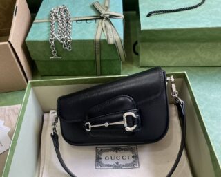 Replica Gucci Horsebit 1955 GG Leather Mini Shoulder Bag 774209