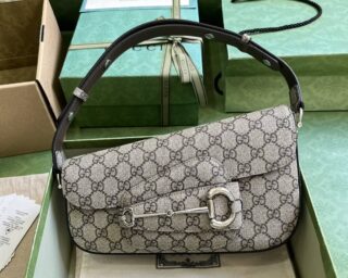 Replica Gucci Horsebit 1955 GG Canvas Mini Shoulder Bag 774209