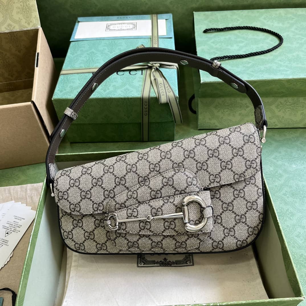 Replica Gucci Horsebit 1955 GG Canvas Mini Shoulder Bag 774209