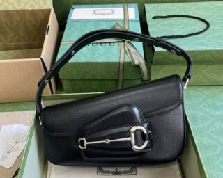 Replica Gucci Horsebit 1955 GG Leather Mini Shoulder Bag 774209