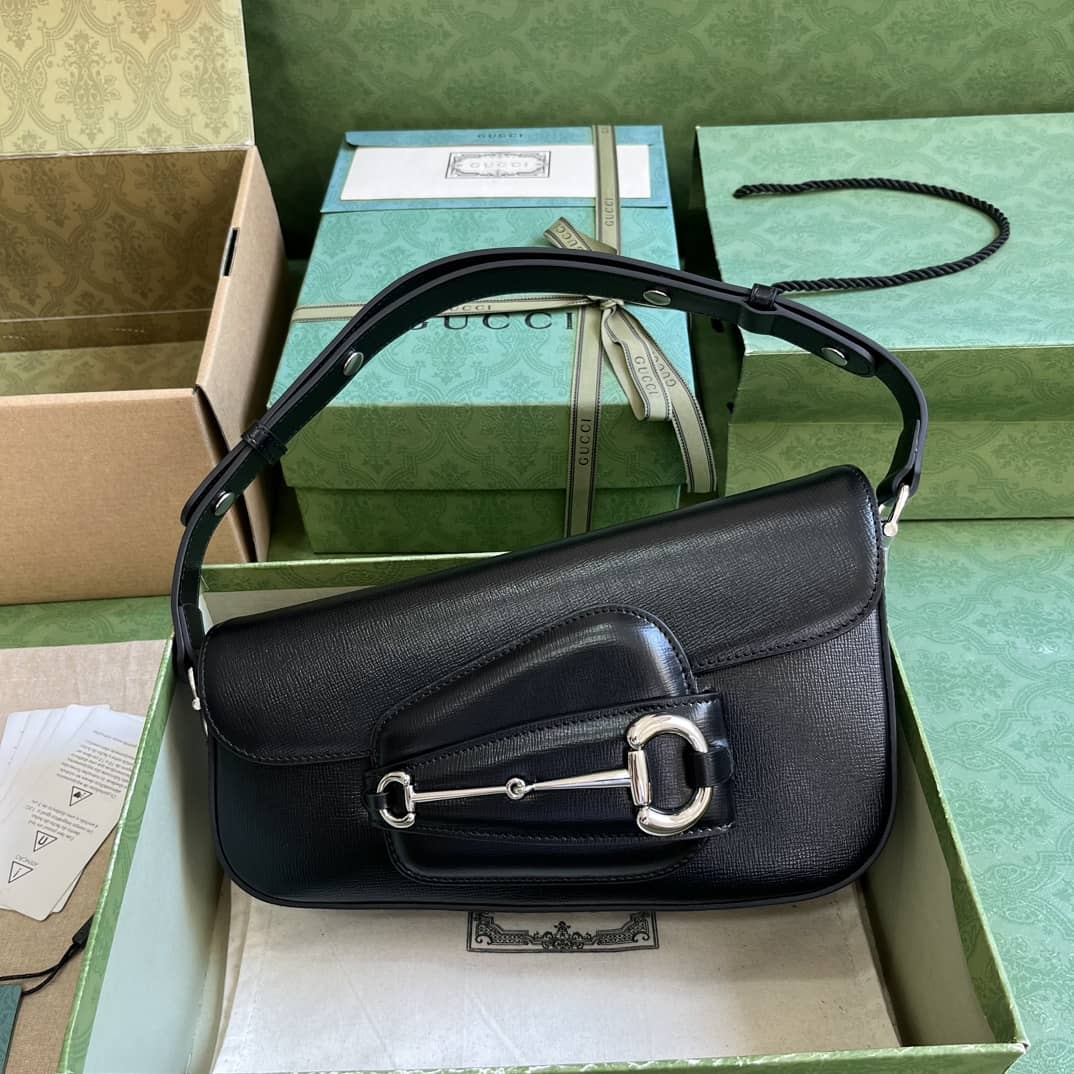 Replica Gucci Horsebit 1955 GG Leather Mini Shoulder Bag 774209