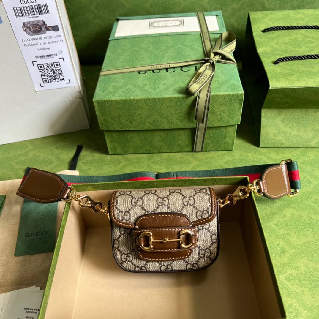 Replica Gucci Horsebit 1955 Strap Wallet 699760