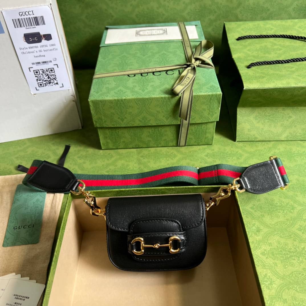 Replica Gucci Horsebit 1955 Strap Wallet 699760