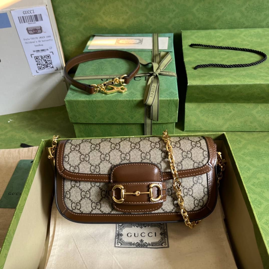 Replica Gucci Horsebit 1955 Chain Shoulder Bag 735178