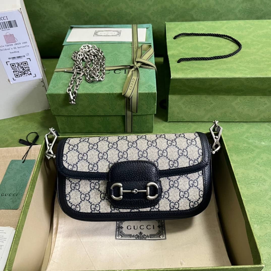 Replica Gucci Horsebit 1955 Chain Shoulder Bag 735178