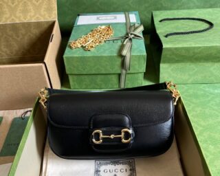 Replica Gucci Horsebit 1955 Chain Shoulder Bag 735178