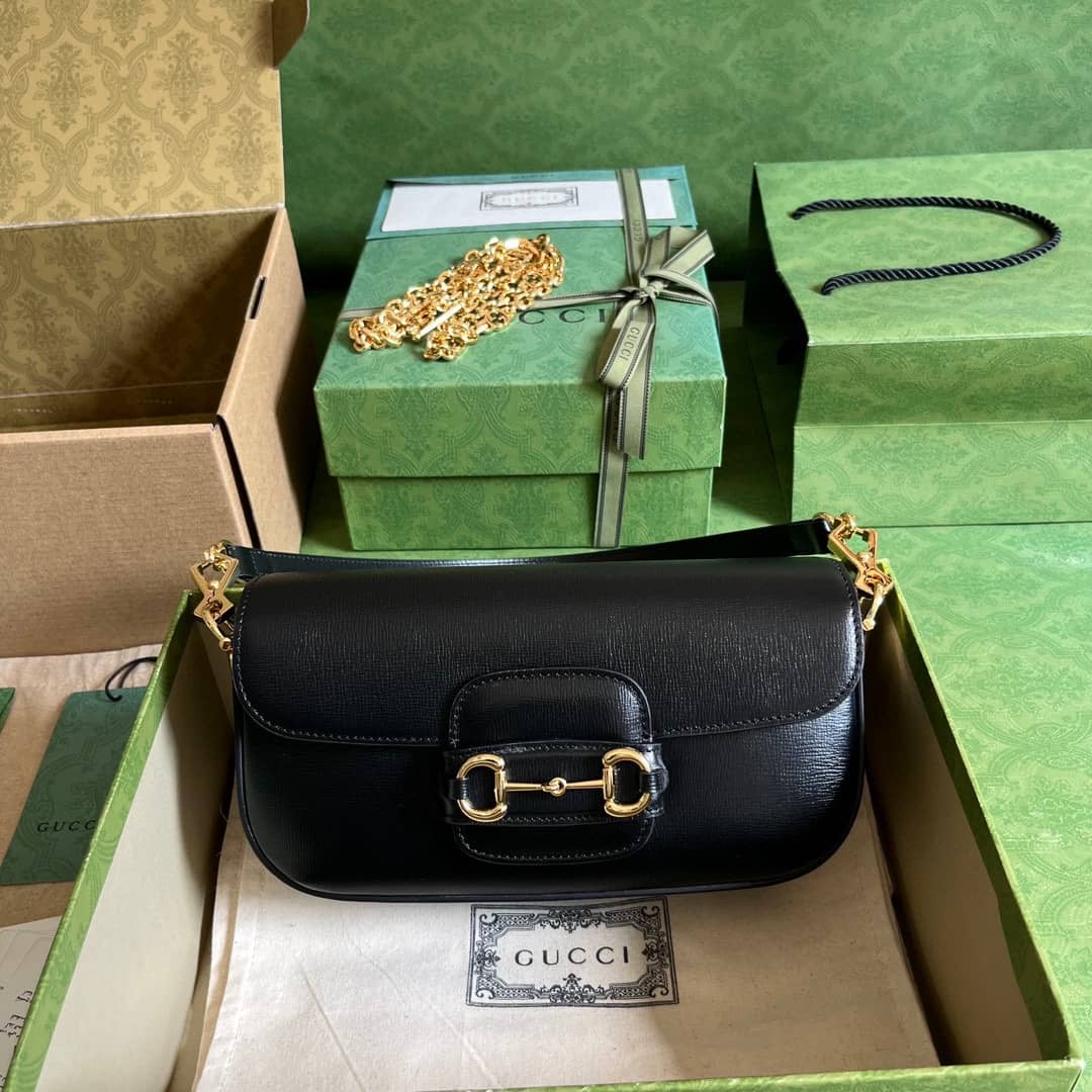 Replica Gucci Horsebit 1955 Chain Shoulder Bag 735178