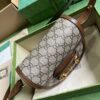 Replica Gucci Horsebit 1955 Mini Rounded Crossbody Bag 760191