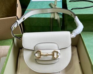 Replica Gucci Horsebit 1955 Mini Rounded Crossbody Bag 760191