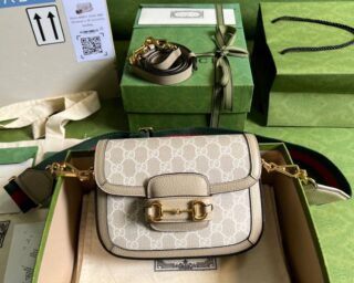 Replica Gucci Horsebit 1955 GG Mini Crossbody Bag 658574