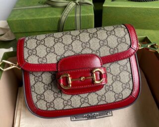 Replica Gucci Horsebit 1955 GG Mini Crossbody Bag 658574