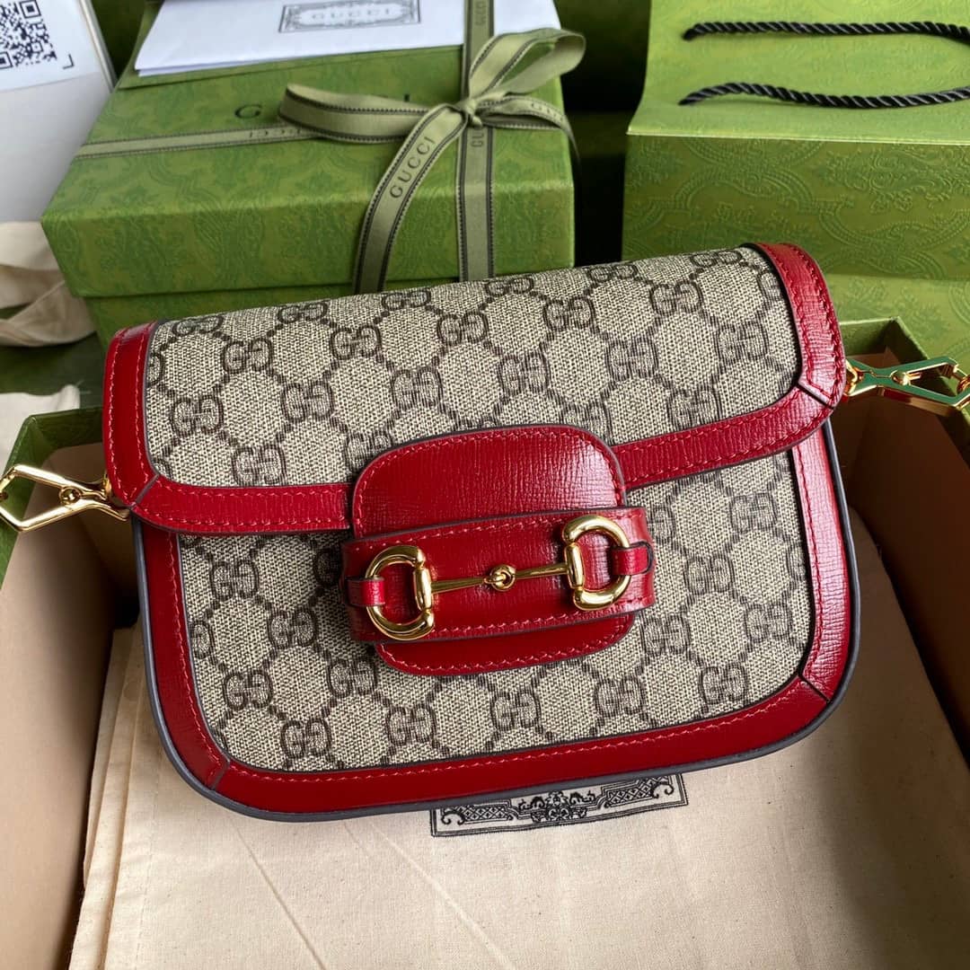 Replica Gucci Horsebit 1955 GG Mini Crossbody Bag 658574