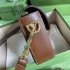 Replica Gucci Horsebit 1955 Leather Mini Crossbody Bag 658574