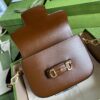 Replica Gucci Horsebit 1955 Leather Mini Crossbody Bag 658574