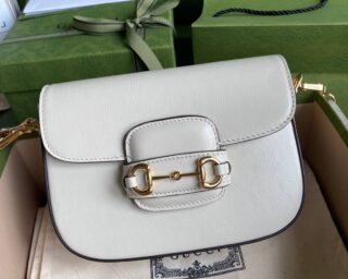 Replica Gucci Horsebit 1955 Leather Mini Crossbody Bag 658574