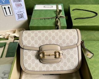 Replica Gucci Horsebit 1955 GG Small Shoulder Bag 602204