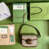 Replica Gucci Horsebit 1955 GG Small Shoulder Bag 602204