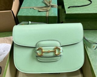 Replica Gucci Horsebit 1955 Leather Small Shoulder Bag 602204