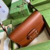 Replica Gucci Horsebit 1955 Leather Small Shoulder Bag 602204