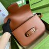 Replica Gucci Horsebit 1955 Leather Small Shoulder Bag 602204