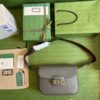 Replica Gucci Horsebit 1955 Large Leather Shoulder Bag 700457