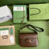 Replica Gucci Horsebit 1955 Large Leather Shoulder Bag 700457