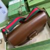 Replica Gucci Horsebit 1955 Large Leather Shoulder Bag 700457