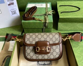 Replica Gucci Horsebit 1955 GG Mini Crossbody Bag 658574