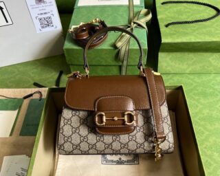 Replica Gucci Horsebit 1955 Top Handle Mini Bag 703848