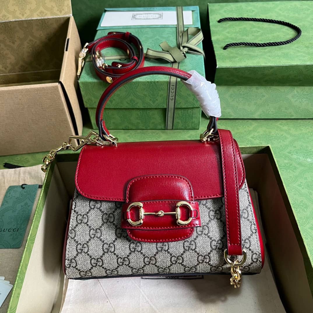 Replica Gucci Horsebit 1955 Top Handle Mini Bag 703848