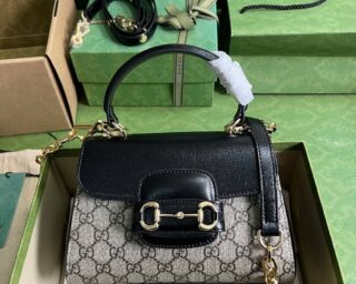 Replica Gucci Horsebit 1955 Top Handle Mini Bag 703848