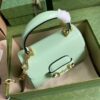 Replica Gucci Horsebit 1955 Top Handle Leather Mini Bag 703848