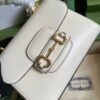 Replica Gucci Horsebit 1955 Top Handle Leather Mini Bag 703848