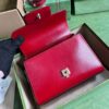 Replica Gucci Horsebit 1955 Top Handle Leather Mini Bag 703848