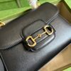 Replica Gucci Horsebit 1955 Top Handle Leather Mini Bag 703848