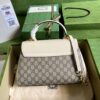 Replica Gucci Horsebit 1955 Top Handle Medium Chain Crossbody Bag 702049