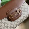 Replica Gucci Horsebit 1955 Top Handle Medium Chain Crossbody Bag 702049