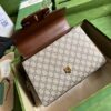 Replica Gucci Horsebit 1955 Top Handle Medium Chain Crossbody Bag 702049