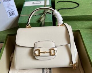 Replica Gucci Horsebit 1955 Top Handle Medium Chain Crossbody Bag 702049