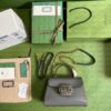 Replica Gucci Horsebit 1955 Top Handle Medium Chain Crossbody Bag 702049