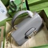 Replica Gucci Horsebit 1955 Top Handle Medium Chain Crossbody Bag 702049